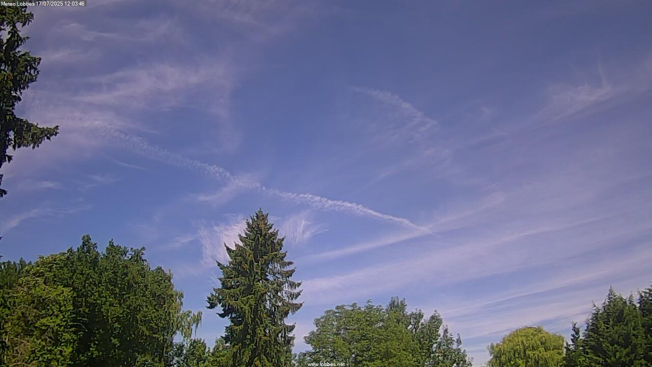 M&eacute;t&eacute;o Lobbes webcam 2025-07-17