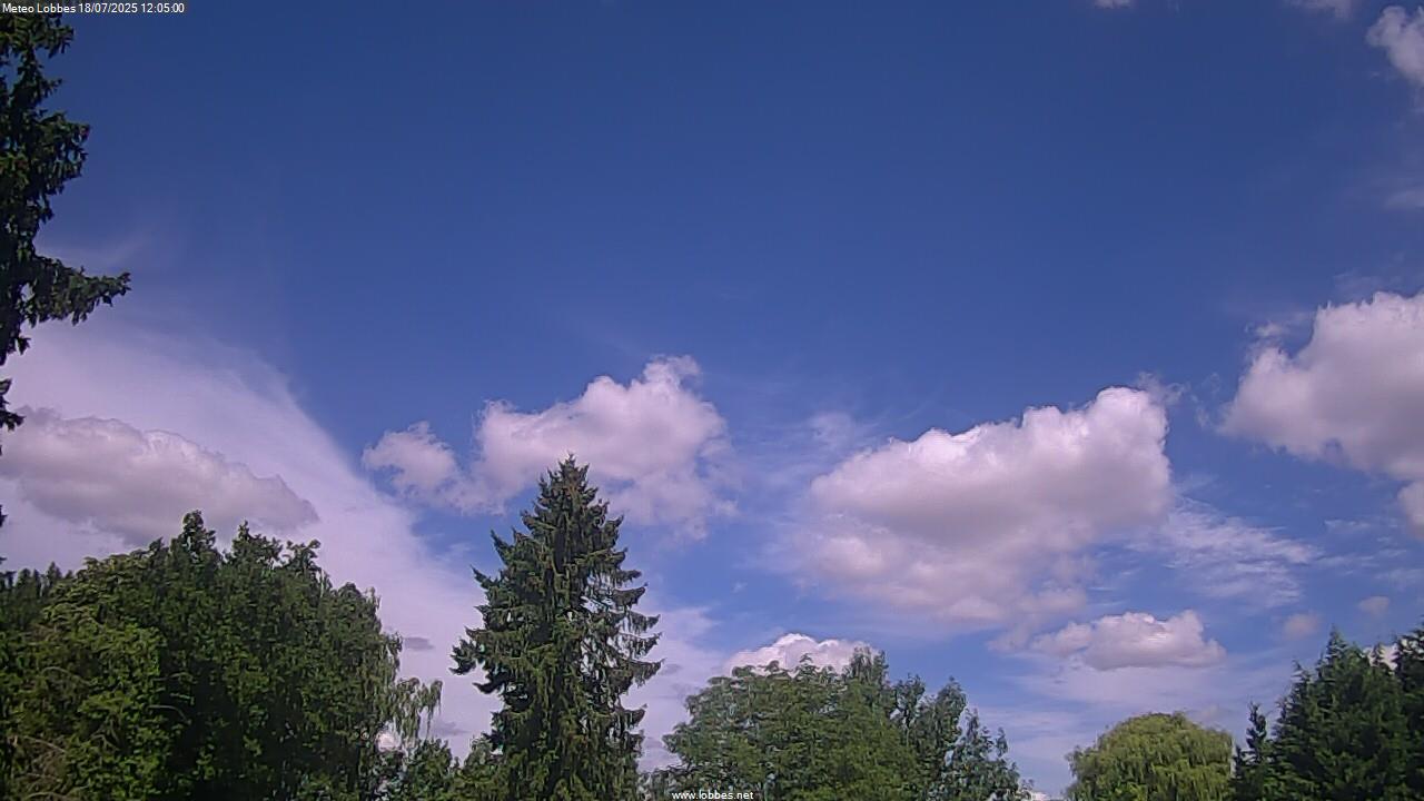 Météo Lobbes webcam 2025-07-18