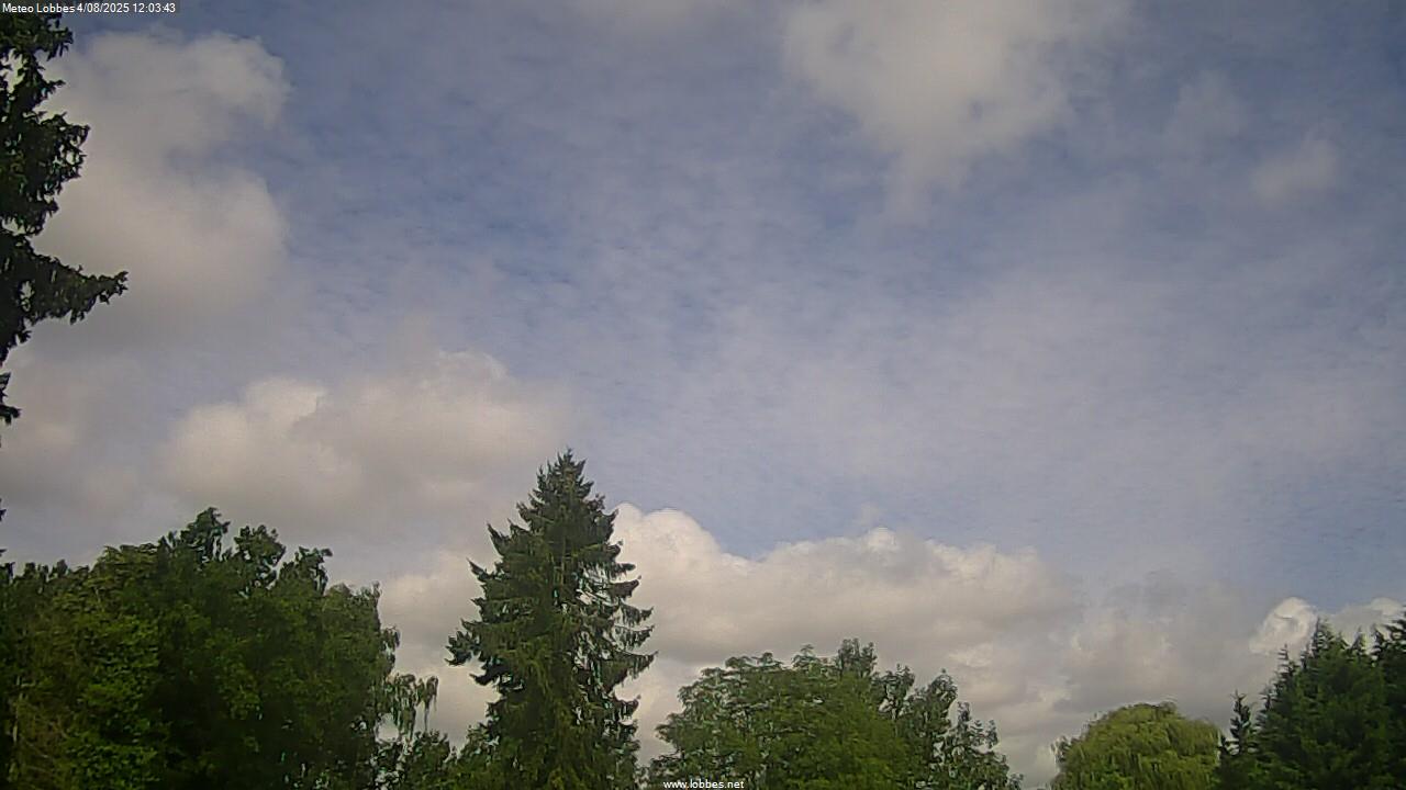 Météo Lobbes webcam 2025-08-04