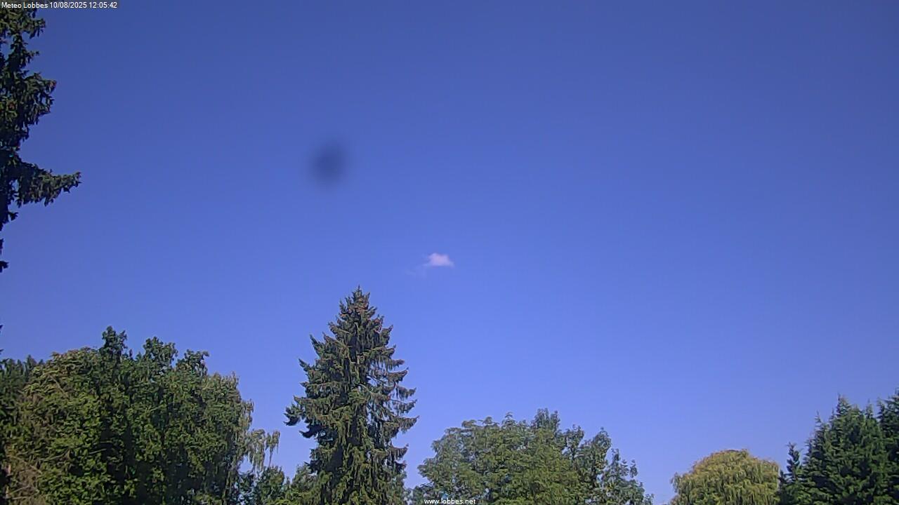M&eacute;t&eacute;o Lobbes webcam 2025-08-10