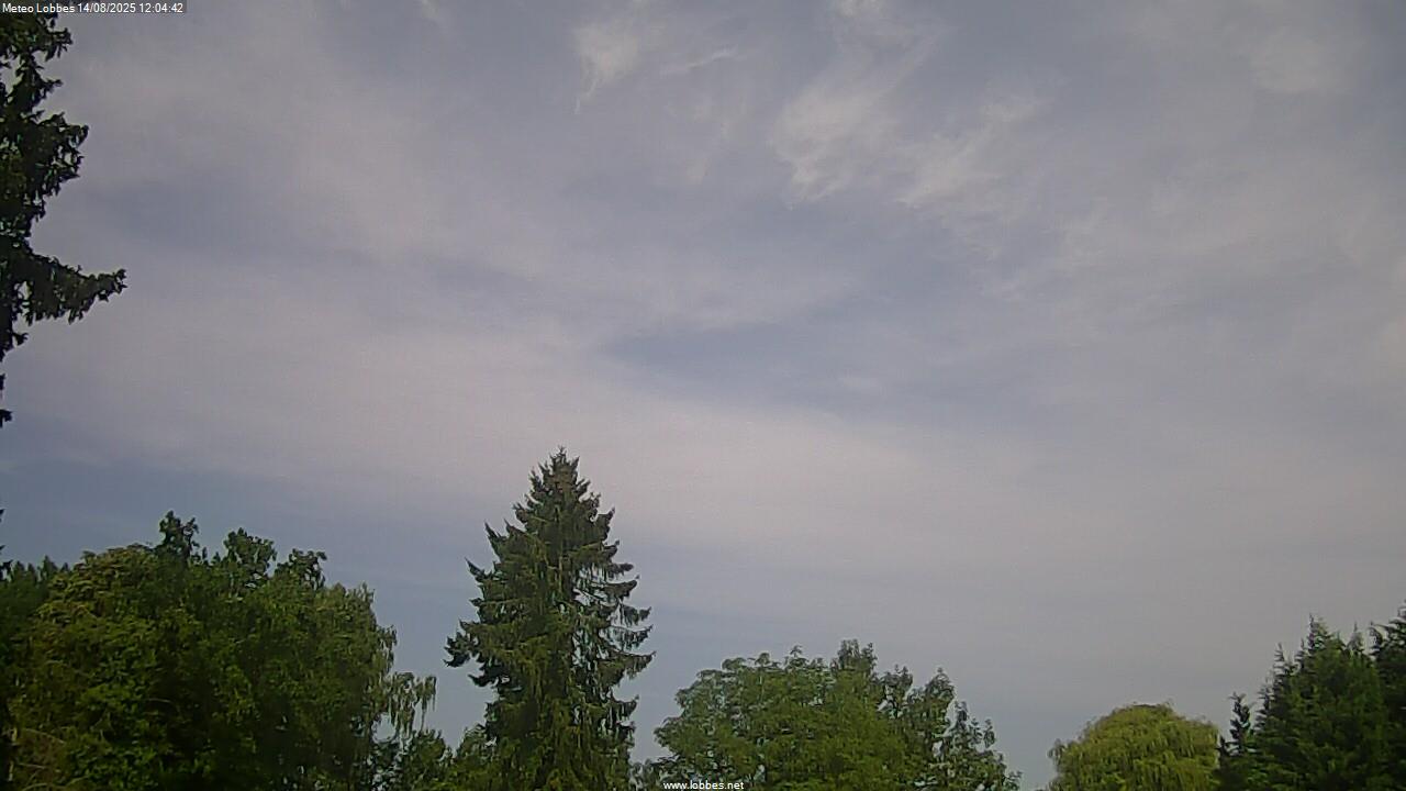 M&eacute;t&eacute;o Lobbes webcam 2025-08-14
