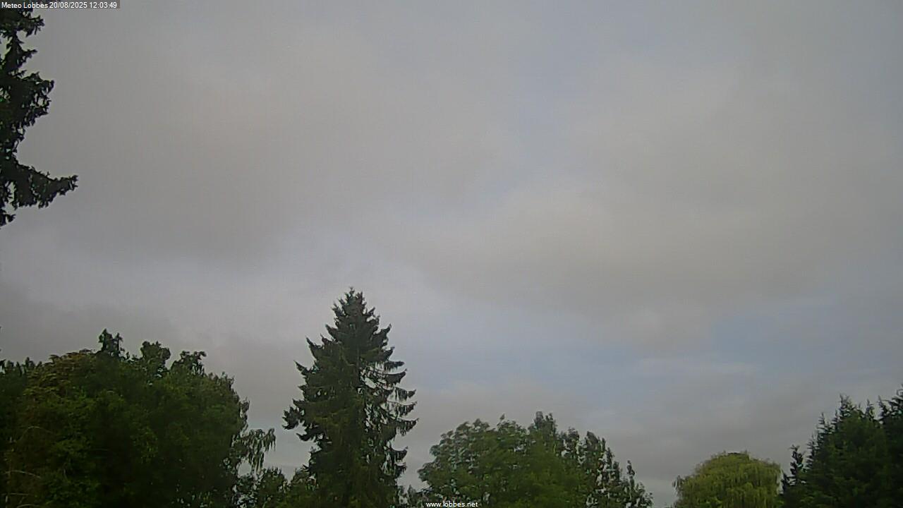 M&eacute;t&eacute;o Lobbes webcam 2025-08-20