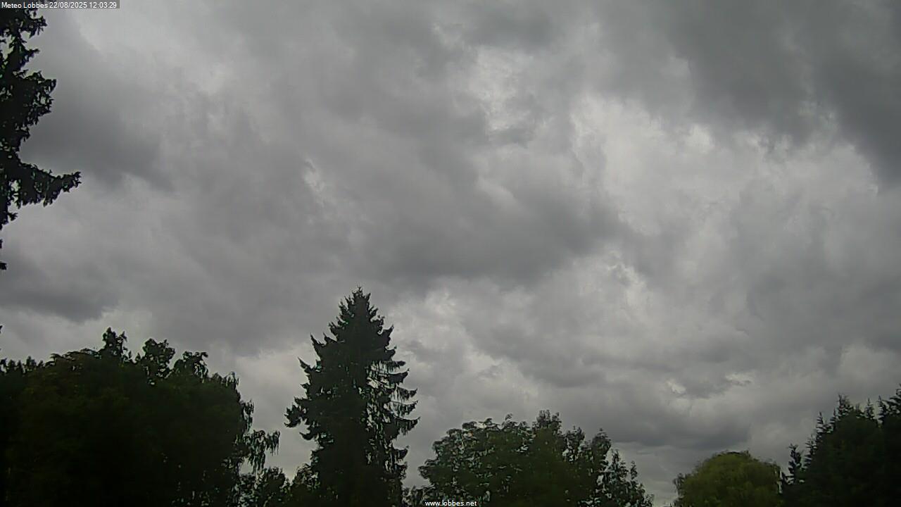 M&eacute;t&eacute;o Lobbes webcam 2025-08-22