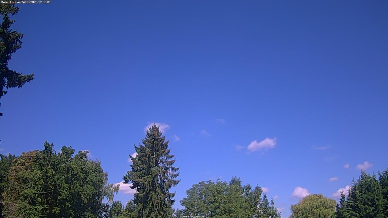 Météo Lobbes webcam 2025-08-24