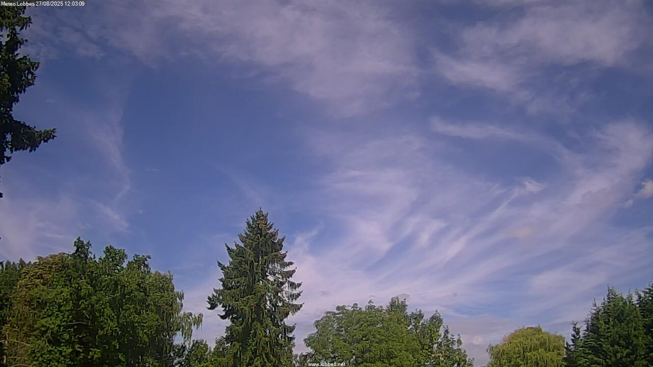 Météo Lobbes webcam 2025-08-27