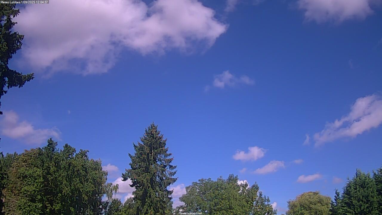 M&eacute;t&eacute;o Lobbes webcam 2025-09-01