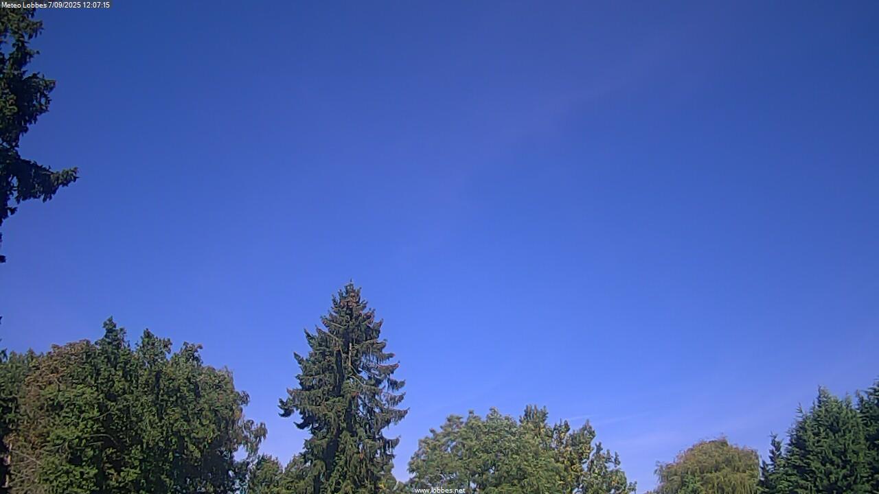 M&eacute;t&eacute;o Lobbes webcam 2025-09-07