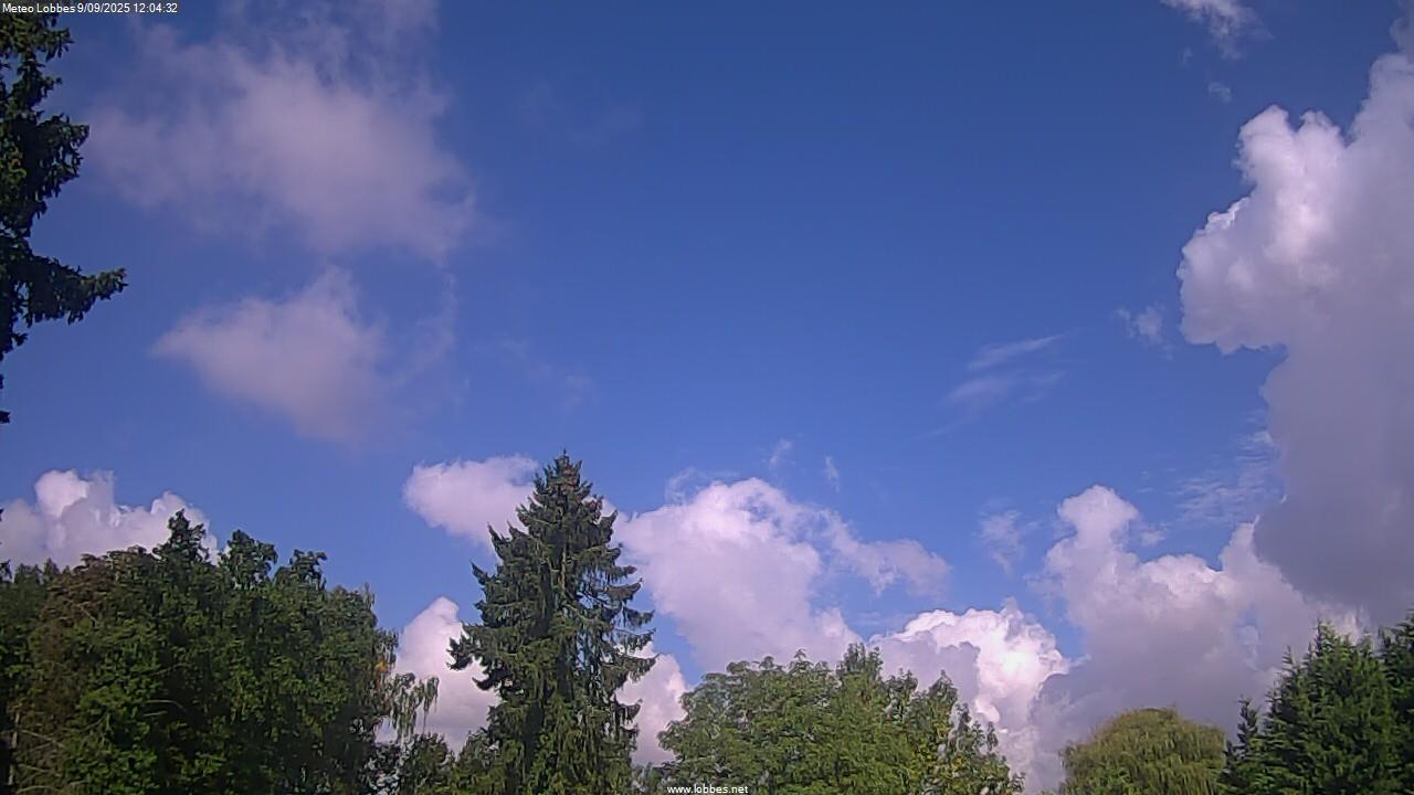 Météo Lobbes webcam 2025-09-09