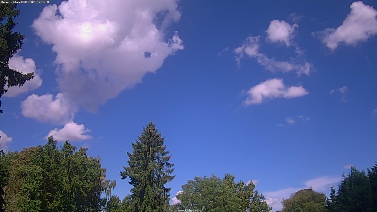 M&eacute;t&eacute;o Lobbes webcam 2025-09-10