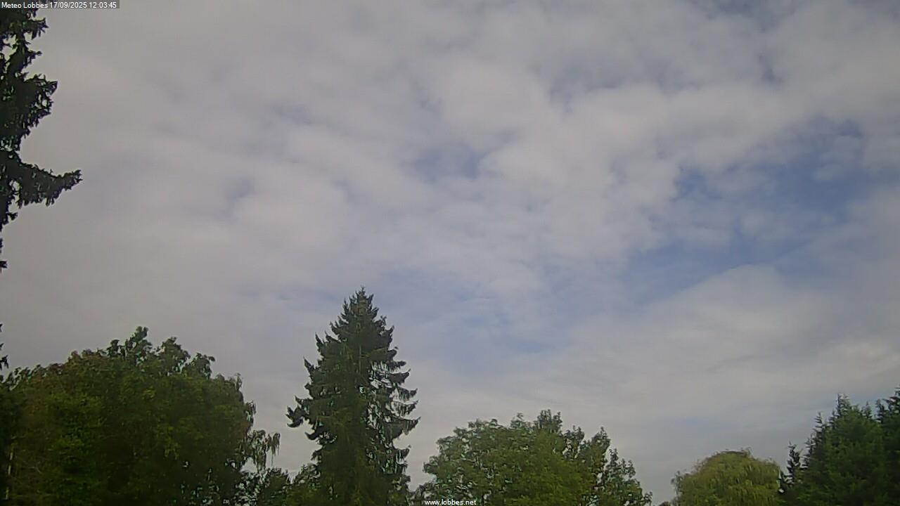M&eacute;t&eacute;o Lobbes webcam 2025-09-17