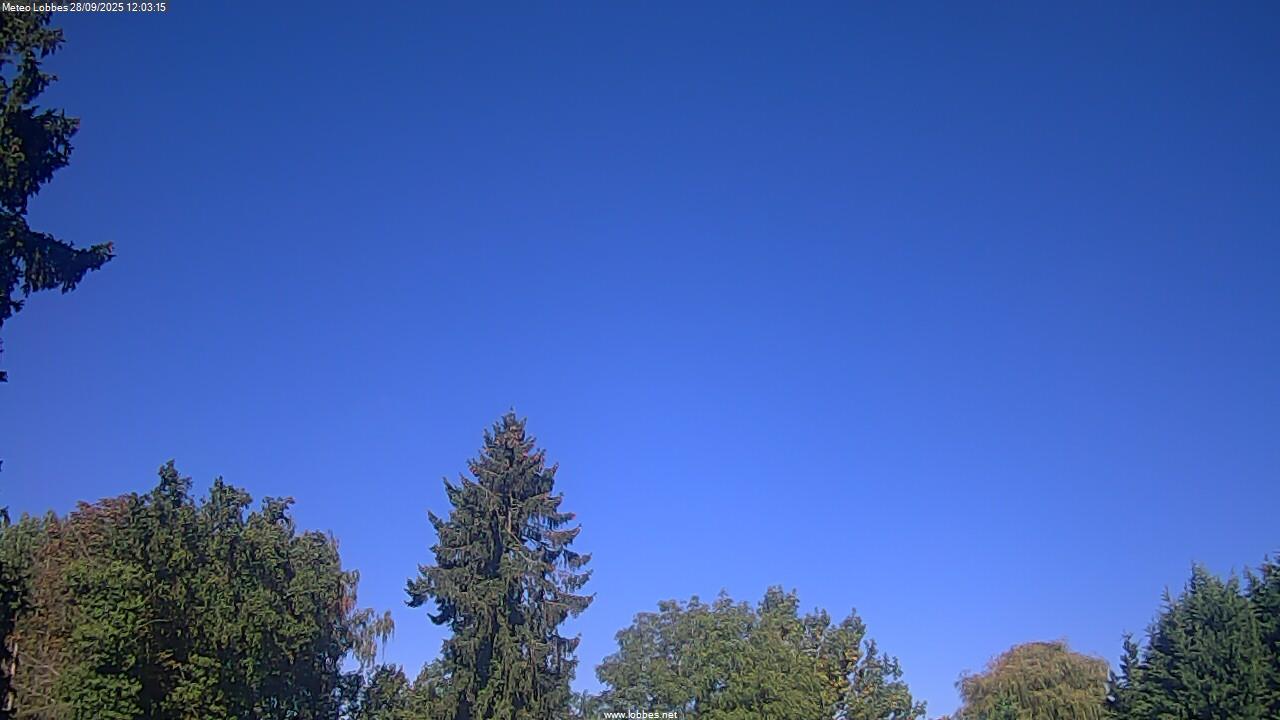 Météo Lobbes webcam 2025-09-28