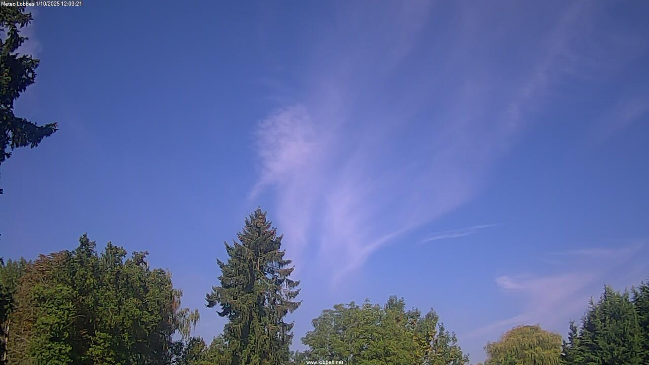 M&eacute;t&eacute;o Lobbes webcam 2025-10-01