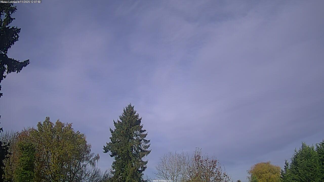 M&eacute;t&eacute;o Lobbes webcam 2025-11-06