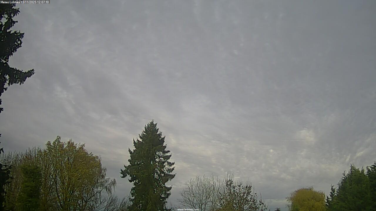 M&eacute;t&eacute;o Lobbes webcam 2025-11-13
