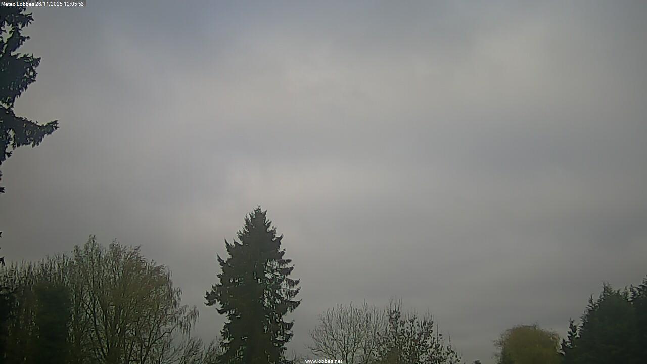 M&eacute;t&eacute;o Lobbes webcam 2025-11-26