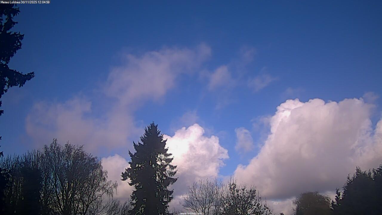 M&eacute;t&eacute;o Lobbes webcam 2025-11-30