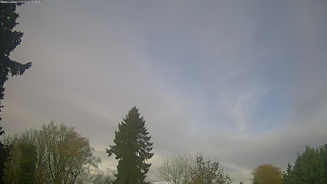 M&eacute;t&eacute;o Lobbes webcam 2025-12-01