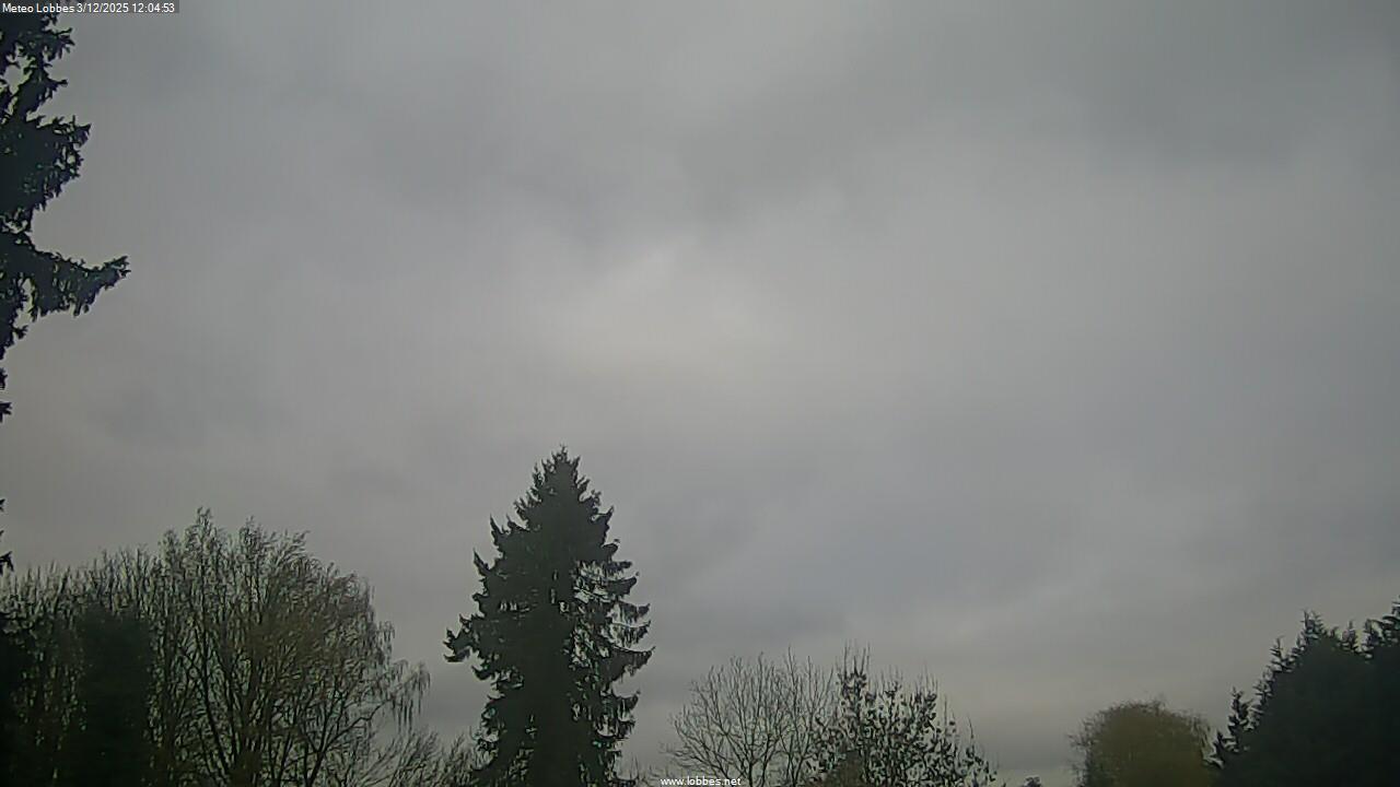 M&eacute;t&eacute;o Lobbes webcam 2025-12-03