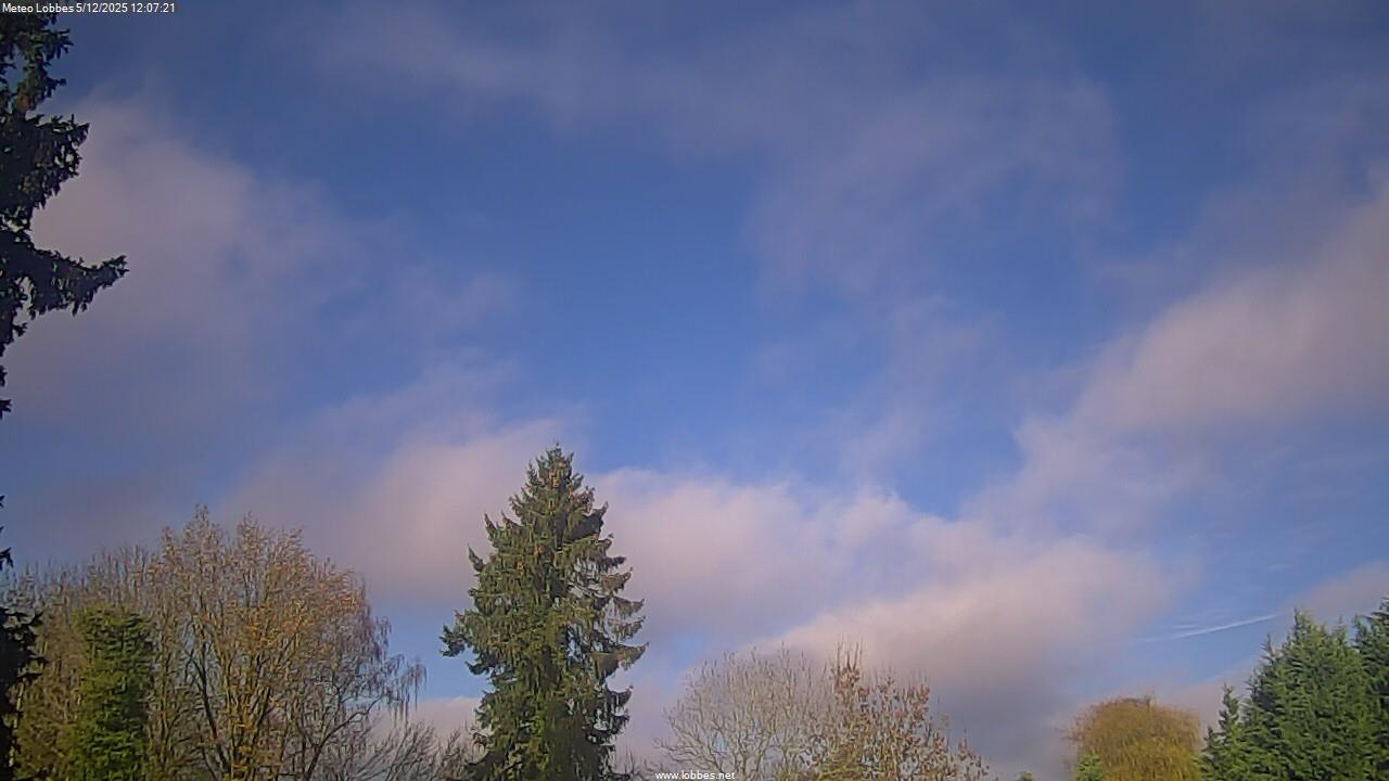 M&eacute;t&eacute;o Lobbes webcam 2025-12-05