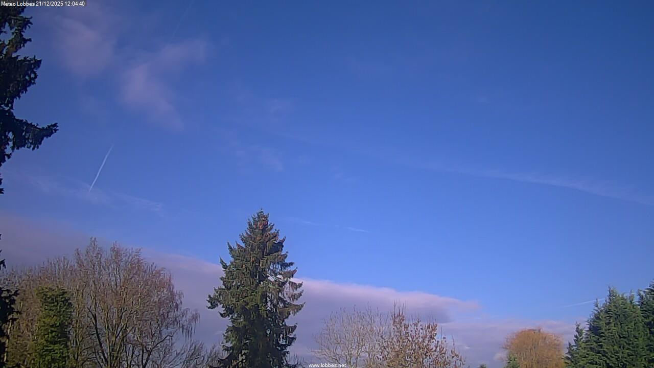 M&eacute;t&eacute;o Lobbes webcam 2025-12-21