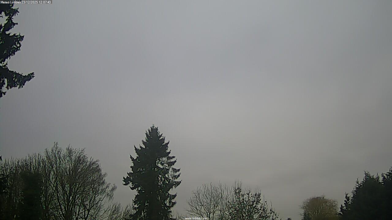M&eacute;t&eacute;o Lobbes webcam 2025-12-23
