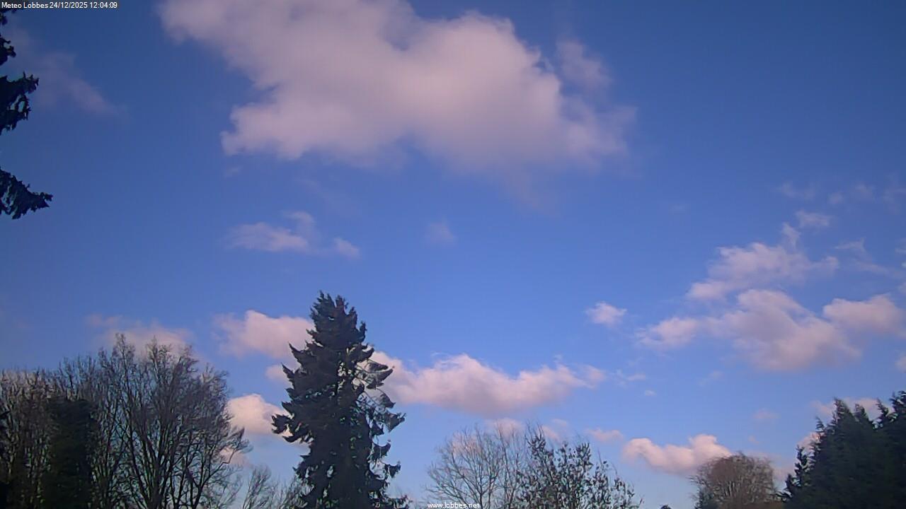 M&eacute;t&eacute;o Lobbes webcam 2025-12-24
