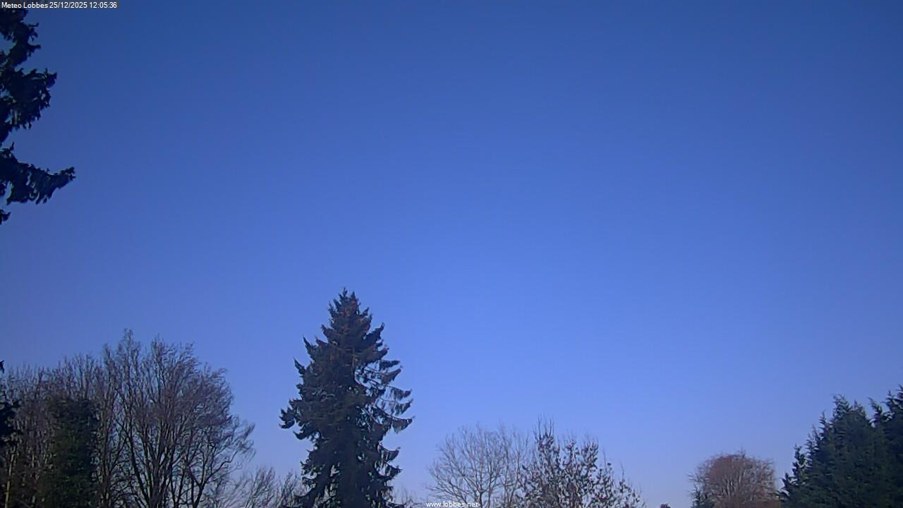 M&eacute;t&eacute;o Lobbes webcam 2025-12-25