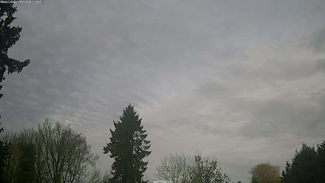 M&eacute;t&eacute;o Lobbes webcam 2026-01-13
