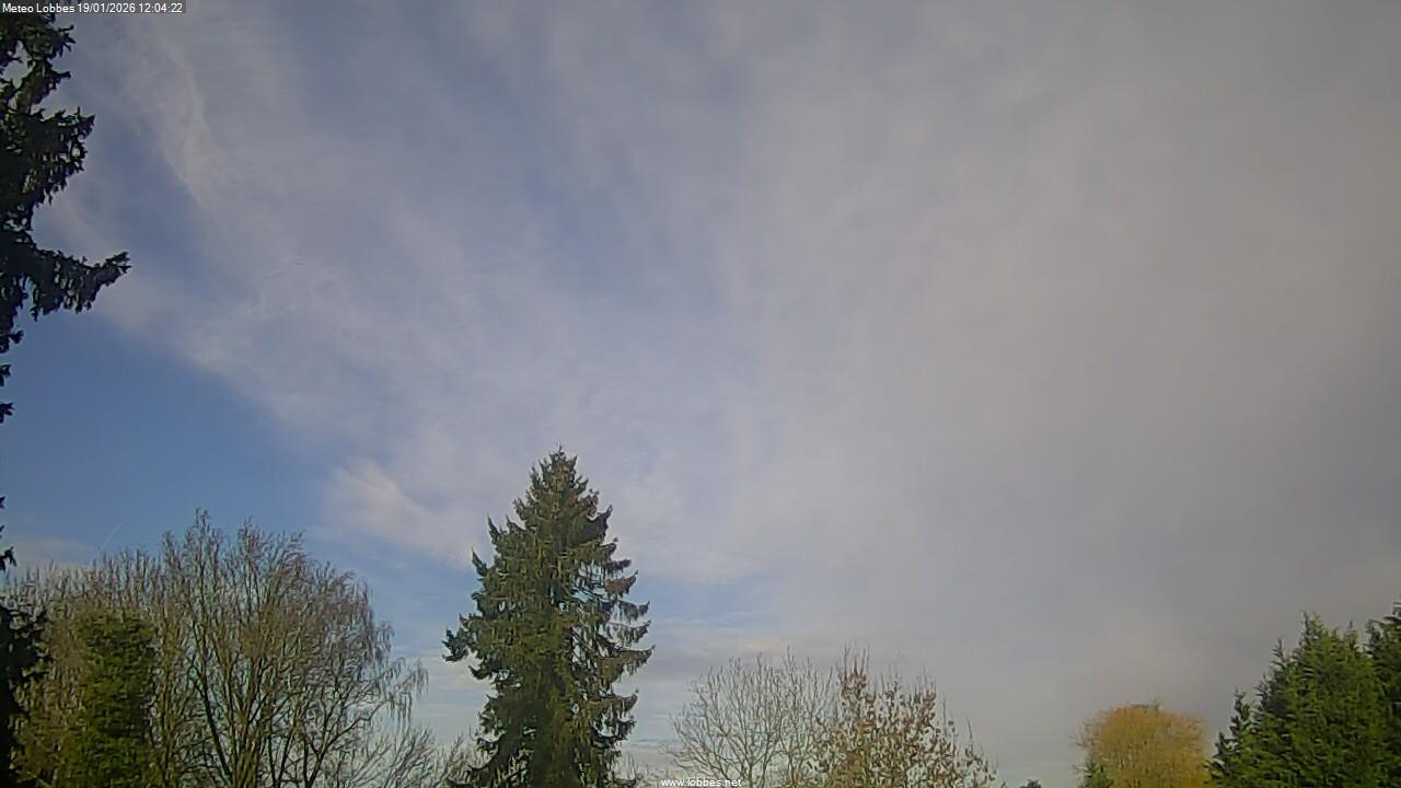 M&eacute;t&eacute;o Lobbes webcam 2026-01-19