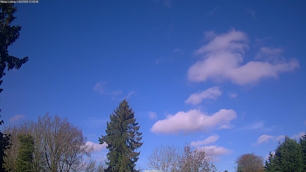 M&eacute;t&eacute;o Lobbes webcam 2026-02-07