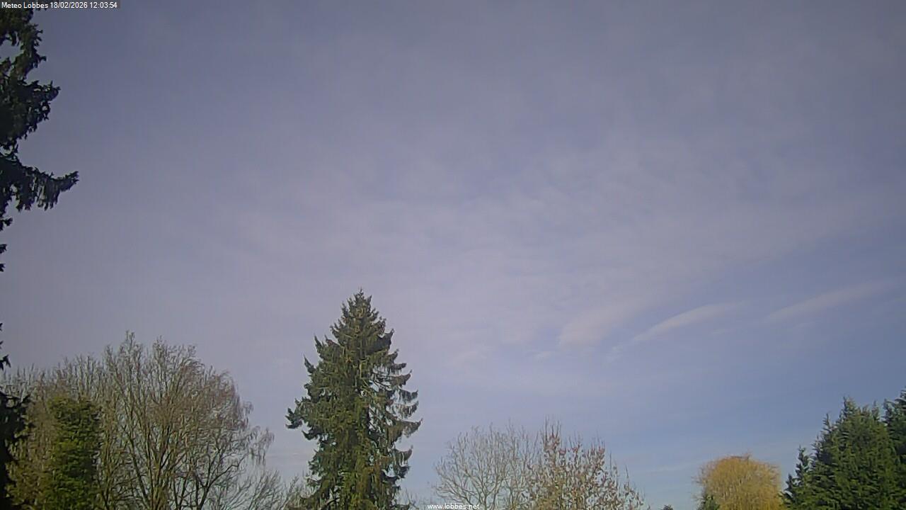 M&eacute;t&eacute;o Lobbes webcam 2026-02-18