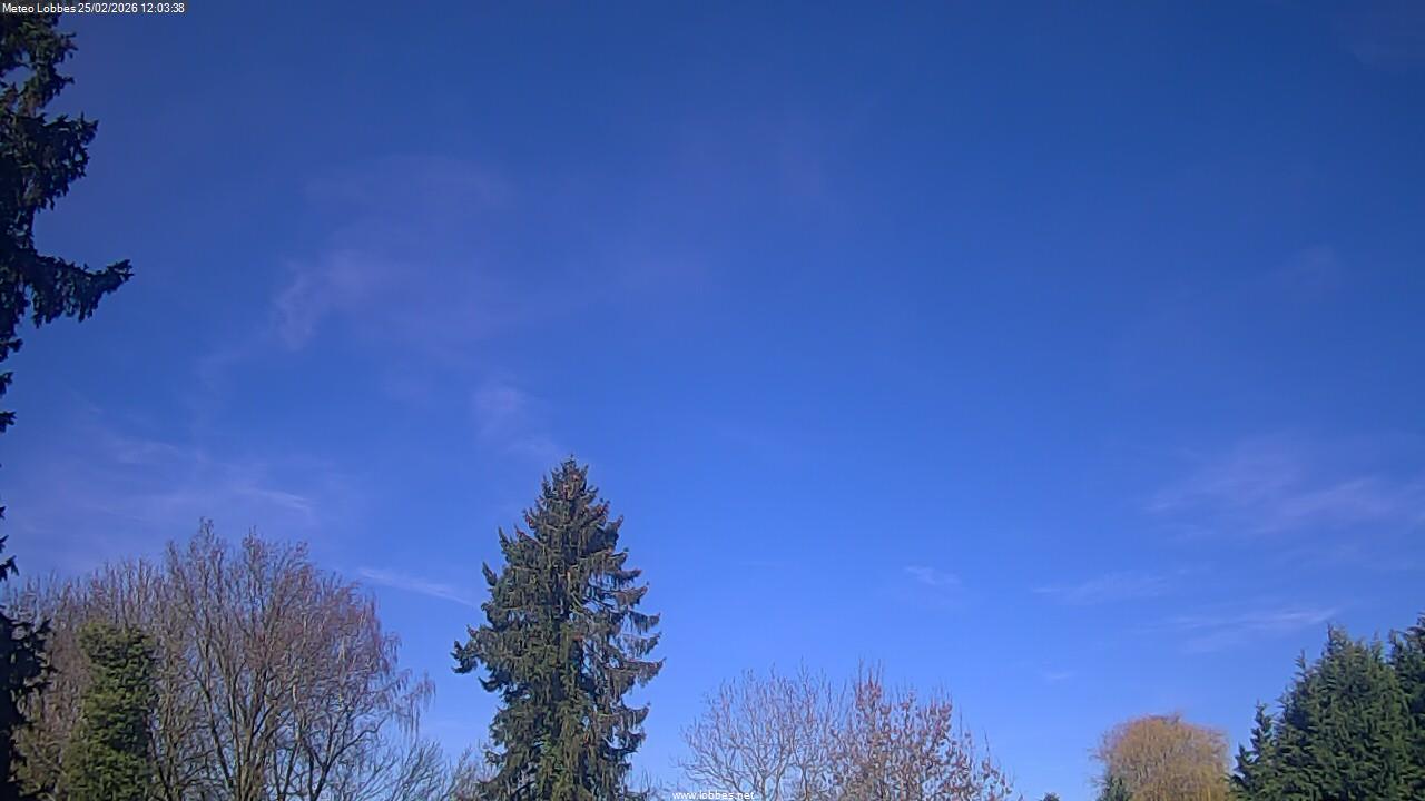 M&eacute;t&eacute;o Lobbes webcam 2026-02-25