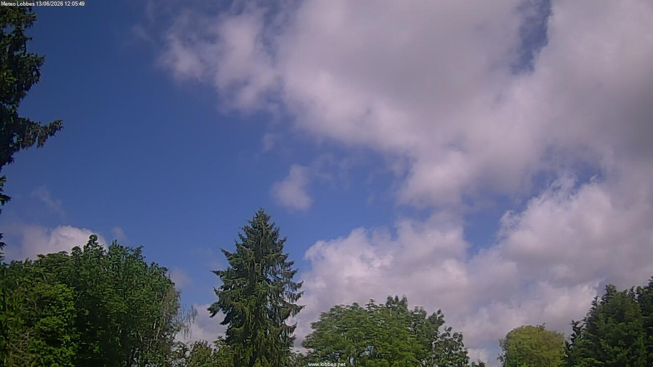 M&eacute;t&eacute;o Lobbes webcam 2026-06-13