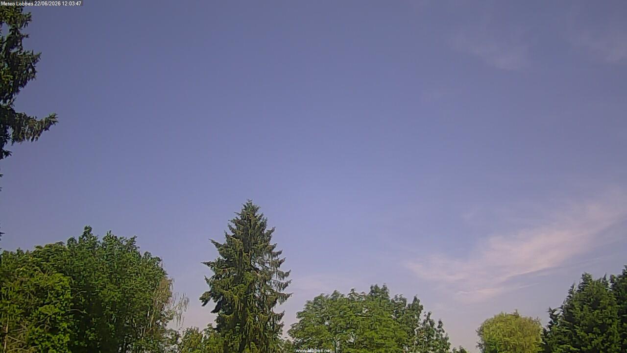 M&eacute;t&eacute;o Lobbes webcam 2026-06-22