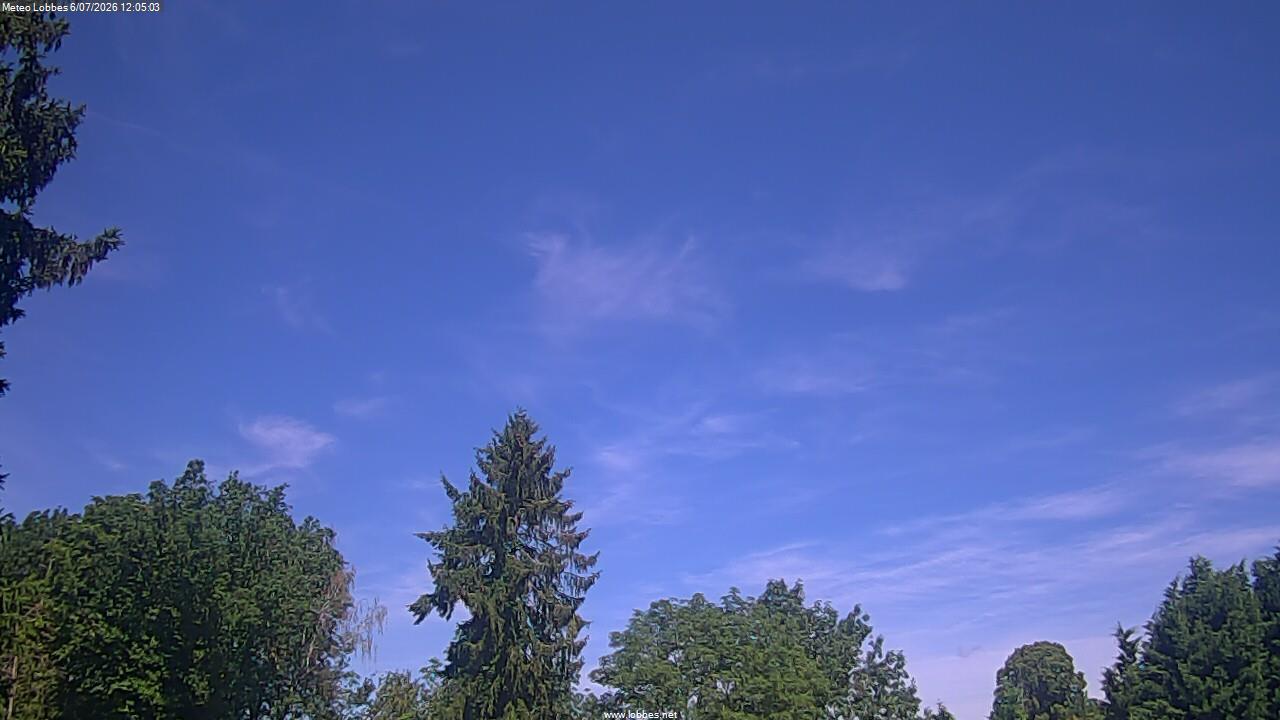 M&eacute;t&eacute;o Lobbes webcam 2026-07-06
