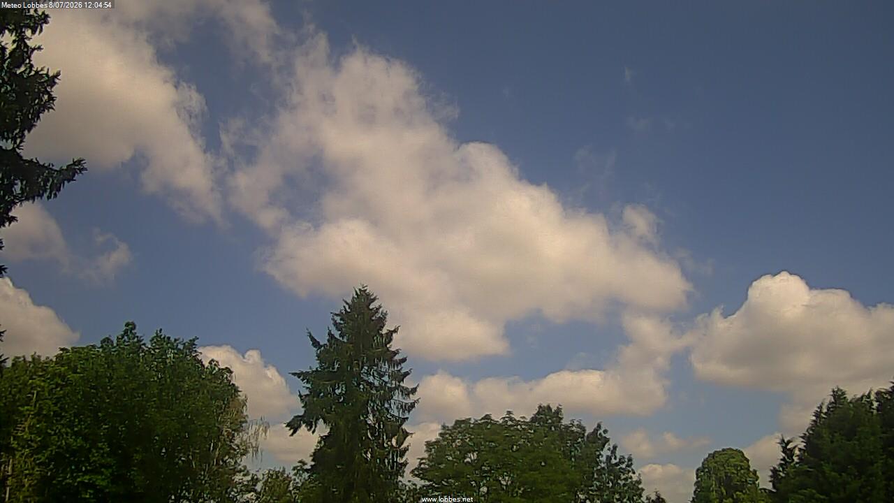 M&eacute;t&eacute;o Lobbes webcam 2026-07-08
