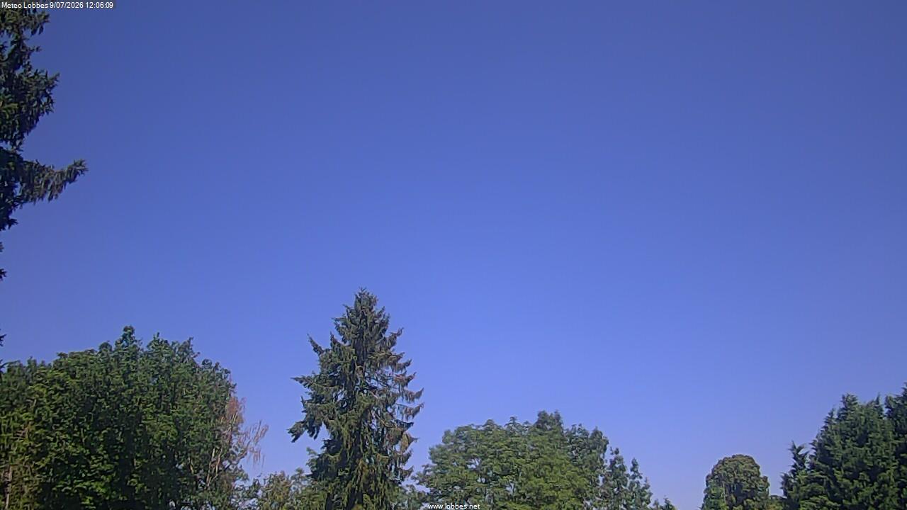 M&eacute;t&eacute;o Lobbes webcam 2026-07-09