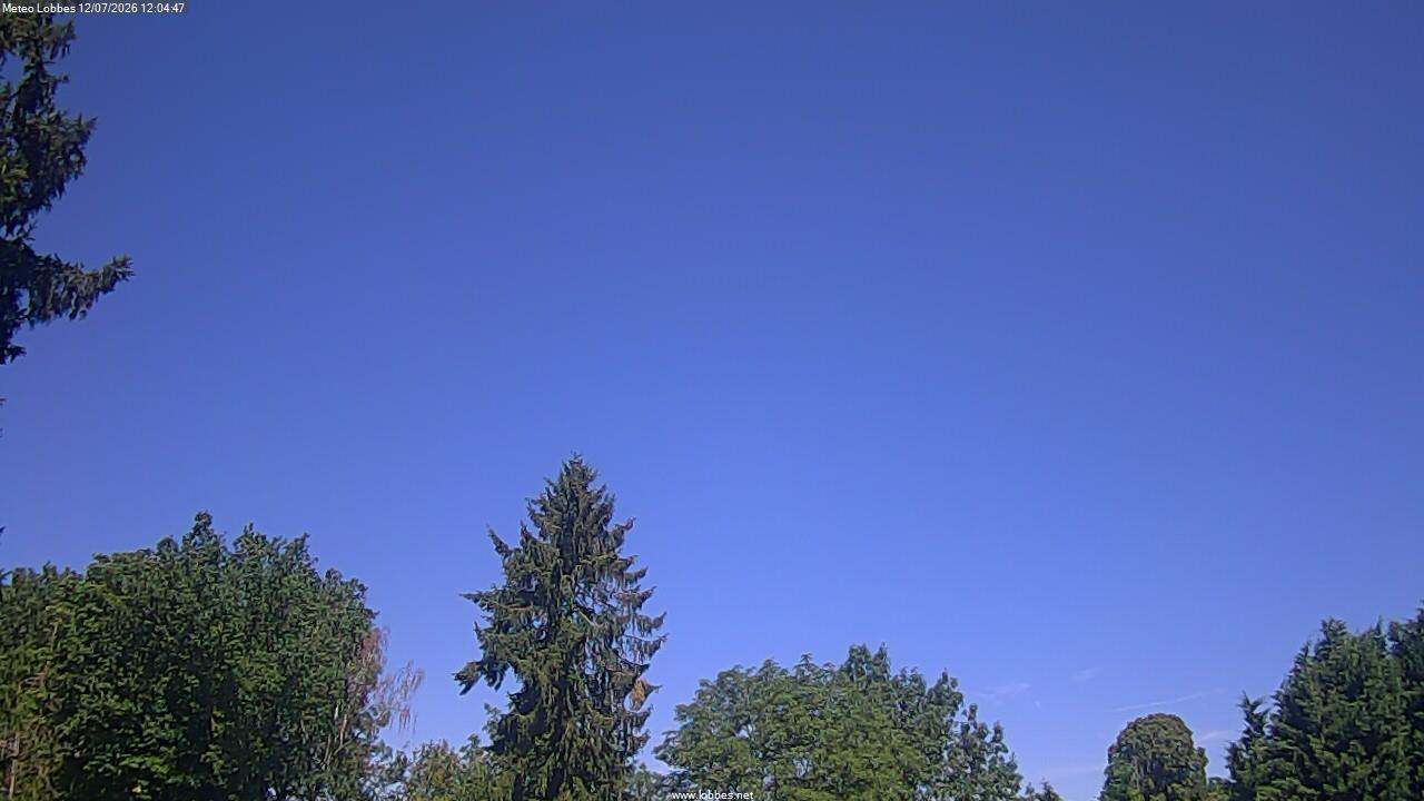 M&eacute;t&eacute;o Lobbes webcam 2026-07-12