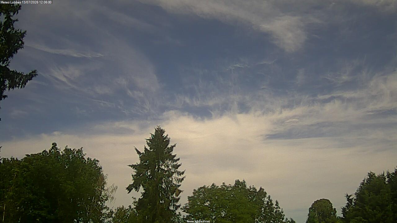 M&eacute;t&eacute;o Lobbes webcam 2026-07-13