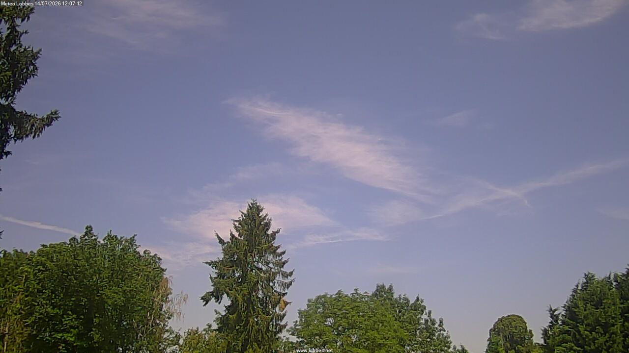 M&eacute;t&eacute;o Lobbes webcam 2026-07-14