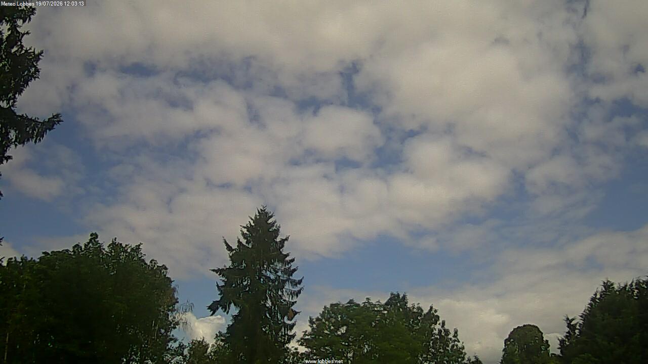 M&eacute;t&eacute;o Lobbes webcam 2026-07-19