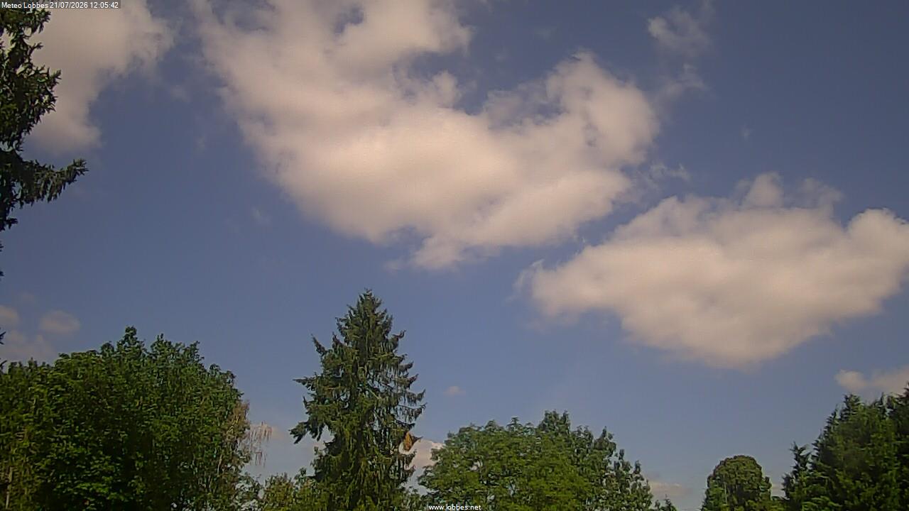 M&eacute;t&eacute;o Lobbes webcam 2026-07-21