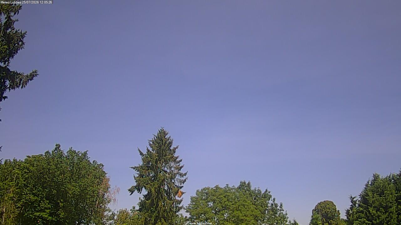 M&eacute;t&eacute;o Lobbes webcam 2026-07-25