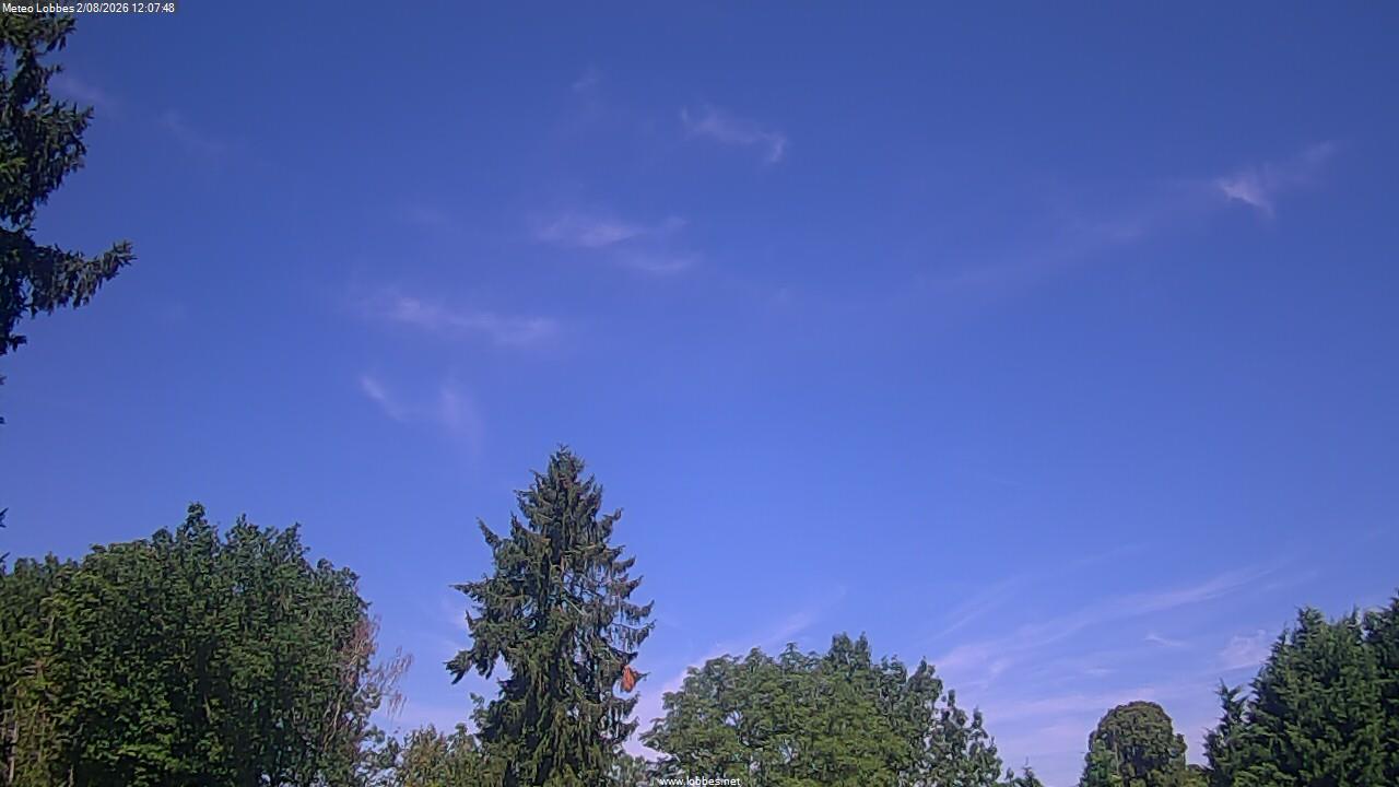 M&eacute;t&eacute;o Lobbes webcam 2026-08-02