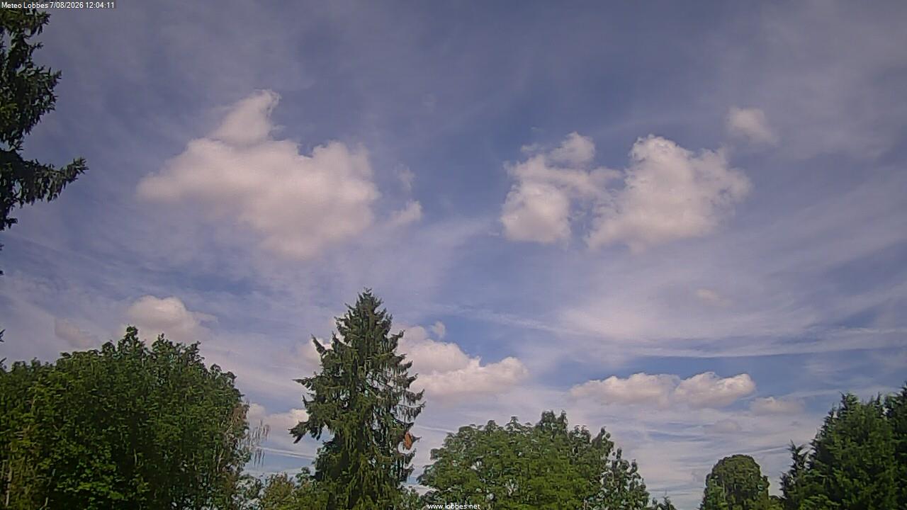 M&eacute;t&eacute;o Lobbes webcam 2026-08-07