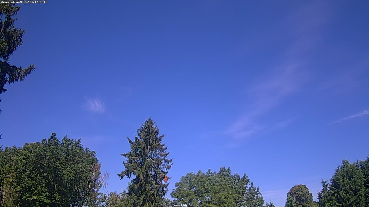 M&eacute;t&eacute;o Lobbes webcam 2026-08-08