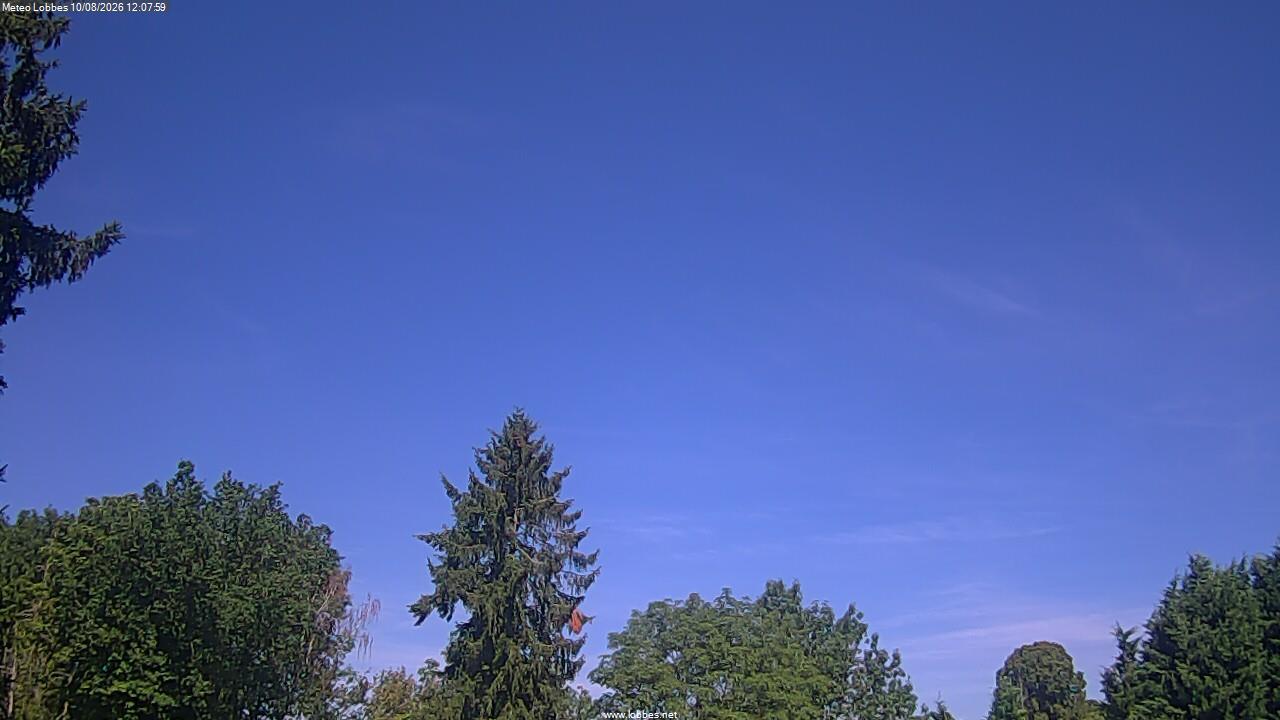 M&eacute;t&eacute;o Lobbes webcam 2026-08-10