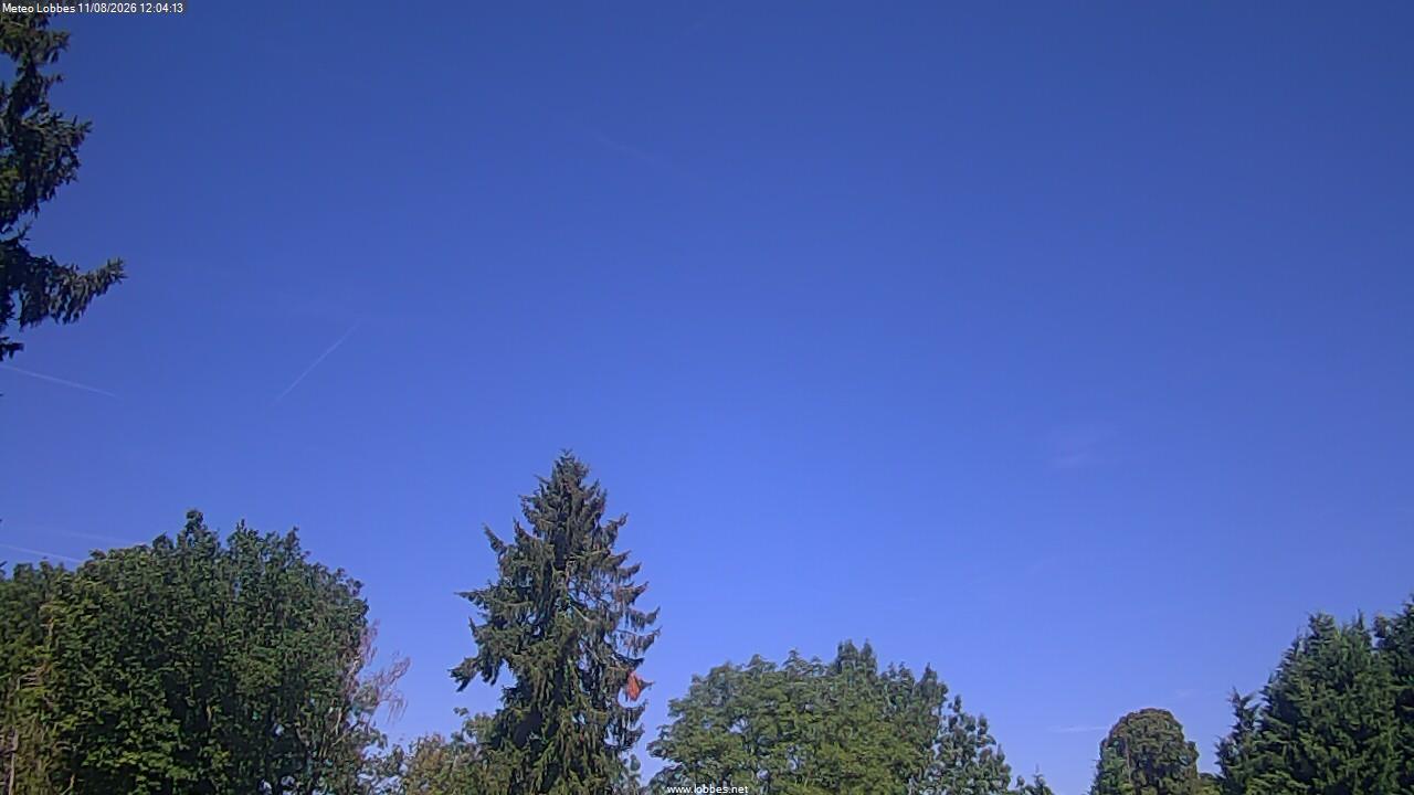 M&eacute;t&eacute;o Lobbes webcam 2026-08-11