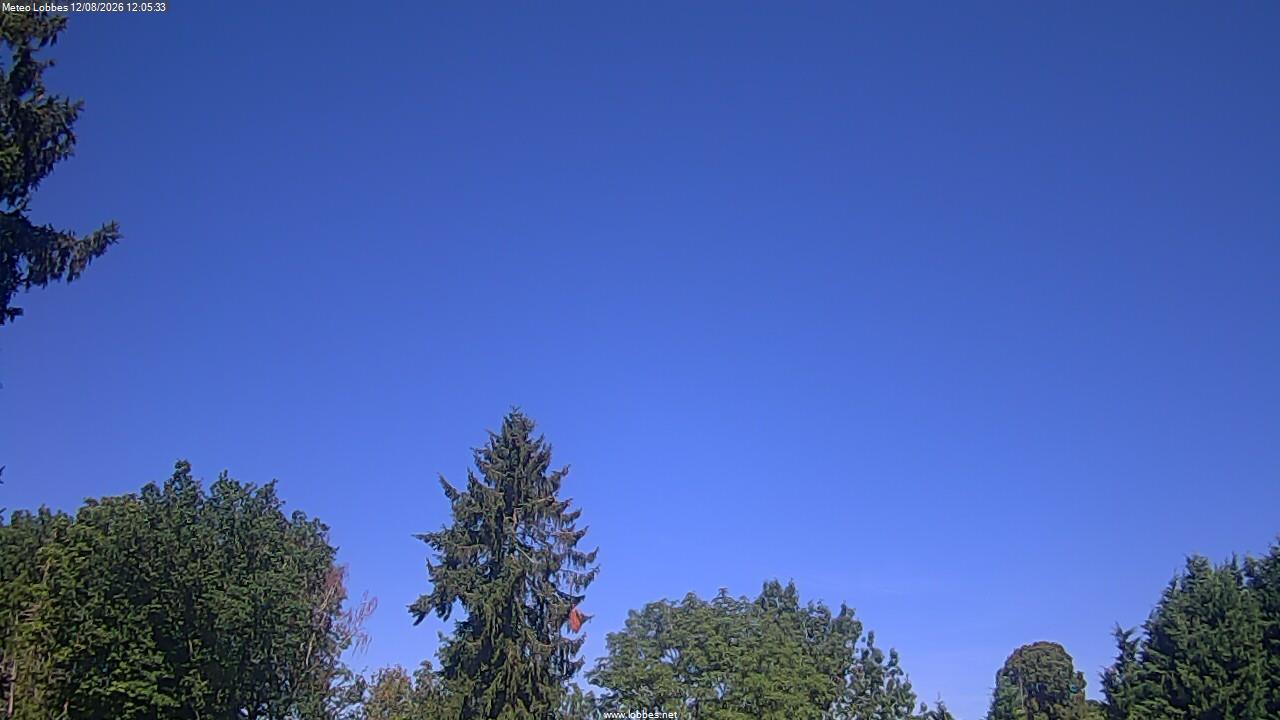 M&eacute;t&eacute;o Lobbes webcam 2026-08-12
