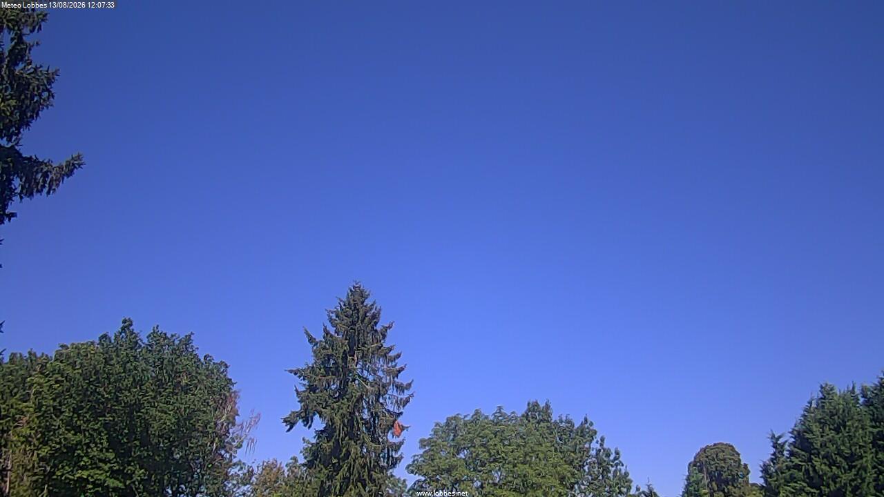 M&eacute;t&eacute;o Lobbes webcam 2026-08-13